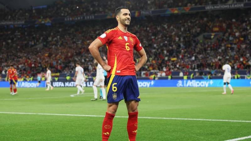 Phong độ của Merino trong màu áo đội tuyển Tây Ban Nha