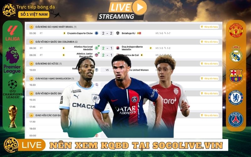 Vì sao nên xem kết quả bóng đá tại Socolive.vin?